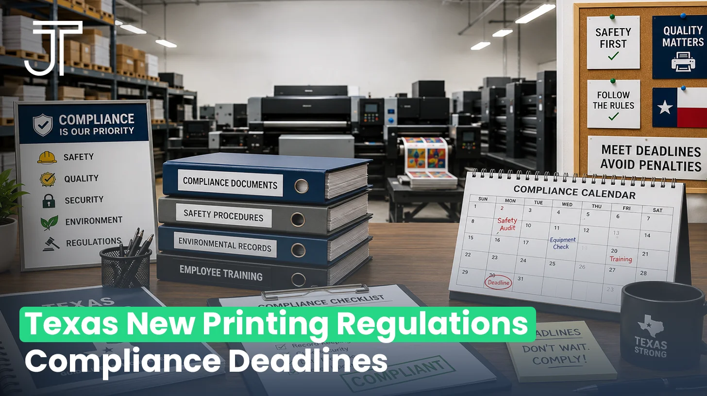Texas New Printing Regulations Compliance Deadlines